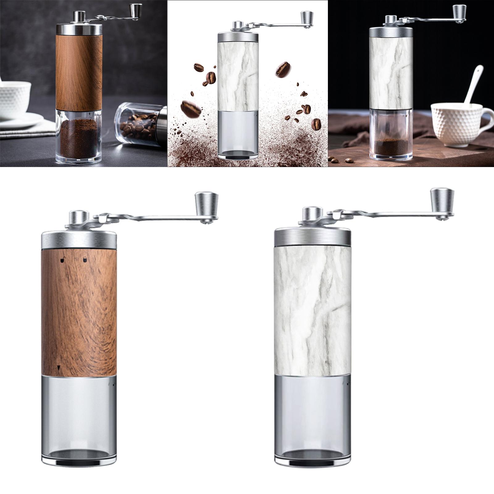 Manual Coffee Grinder Adjustable Hand Coffee Grinder Burr Grinder with Coffee Filter Espresso Grinder Hand Mill
