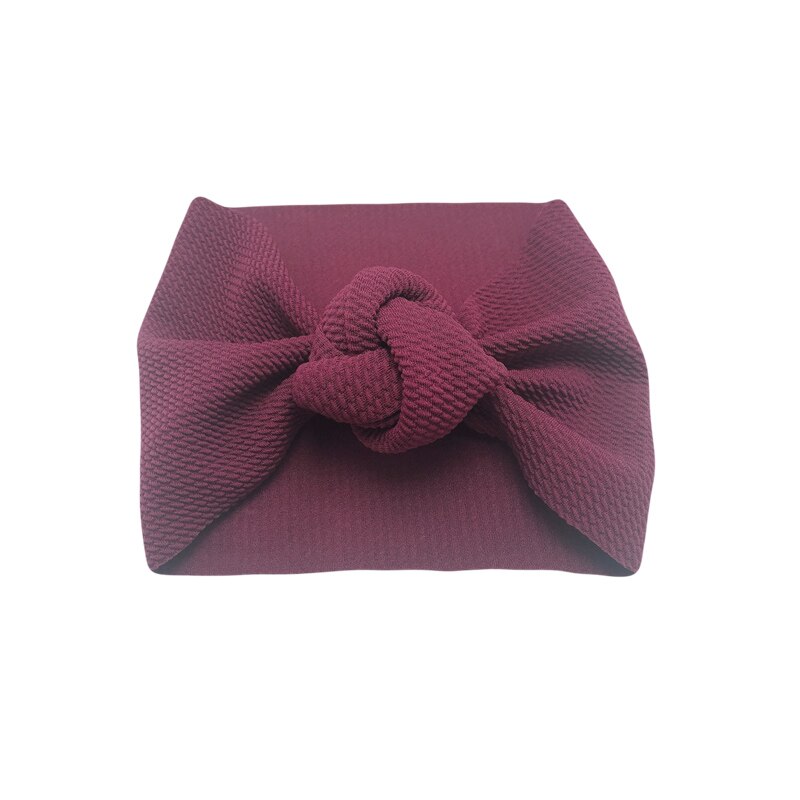 9 farbe Kleinkind Mädchen freundlicher Baby Großen Bogen Haarband Stirnband strecken Turban Kopf wickeln 0-6Y: G