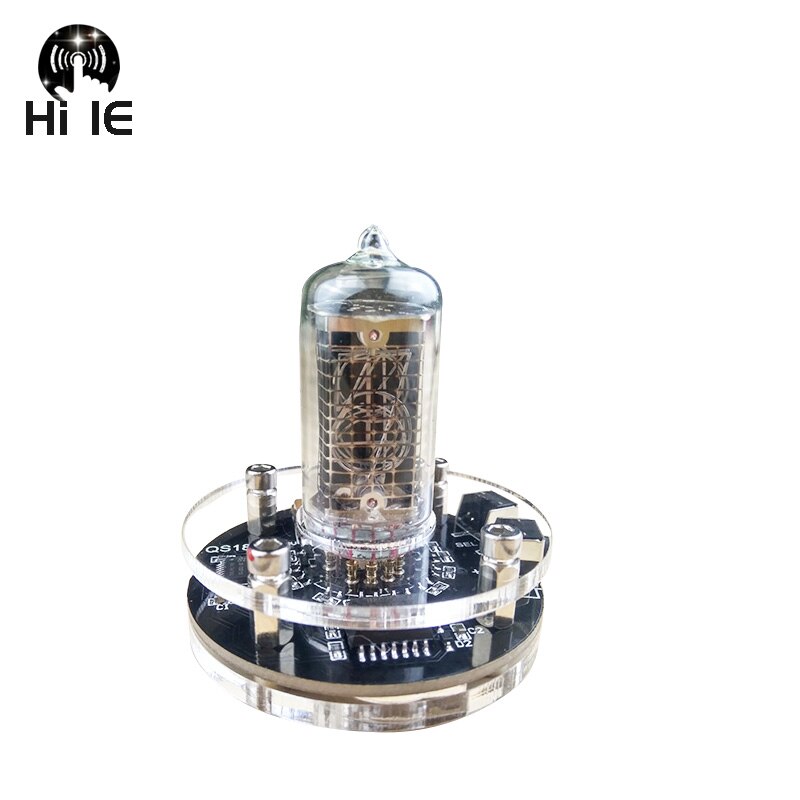 QS18-12 Gloed Buis Klok 1-bit Geïntegreerde QS18 12 Glow Buis Klok Zeven kleuren RGB LED Nixie Klok geen Buizen