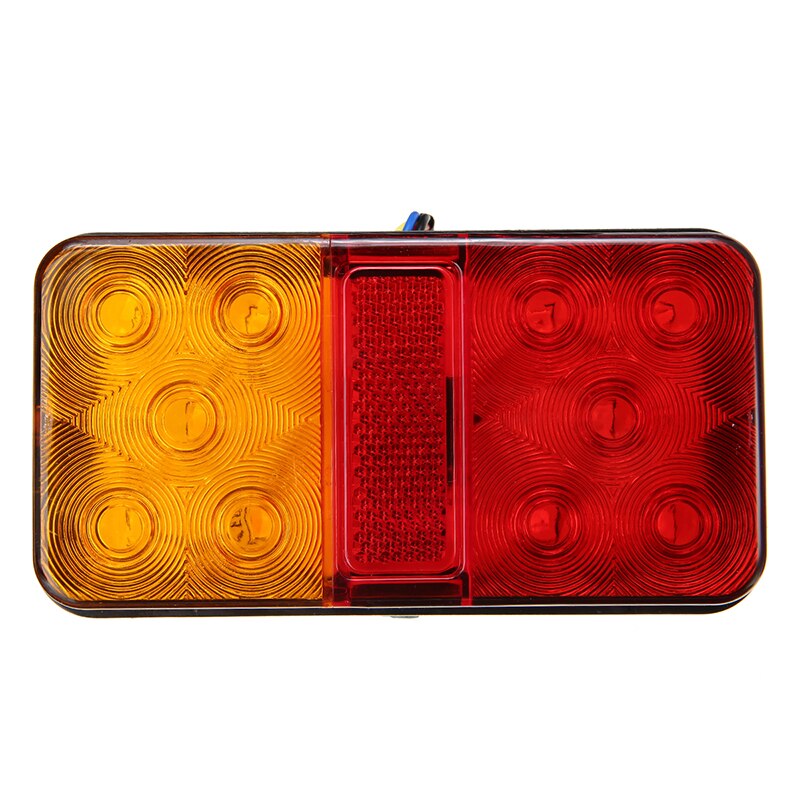 2 Stuks 12V Led Achterlicht Achterlicht Richtingaanwijzer Stop Lamp Remlicht Voor Auto Auto Truck trailer Caravan Onderdelen
