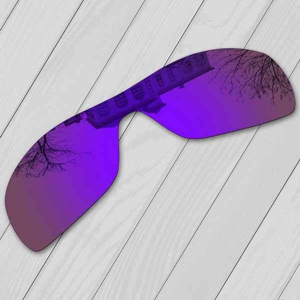 E.O.S Polarized Enhanced Replacement Lenses for Oakley Antix Sunglasses - Multiple Choice: Deep Purple