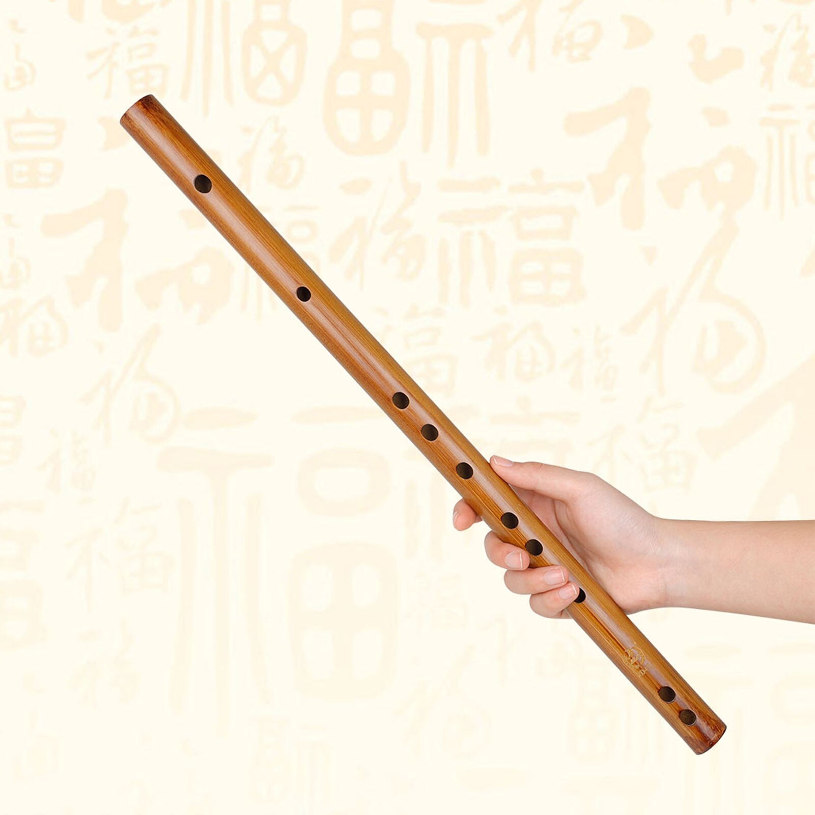 Key of G Flute Bitter Bamboo Dizi Traditional Chinese Woodwind Instrument for Children Adults Beginners