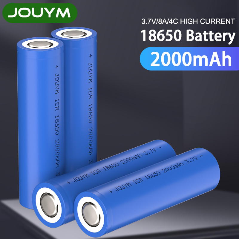 18650 batería 2000mAh ICR18650 batería de litio recargable 3.7V celda