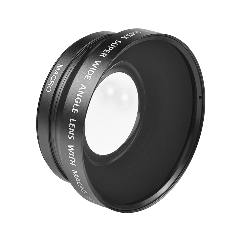 Vlogmagic 62Mm/67Mm/72Mm 0,45x Groothoeklens Met Macro Close-Up Voor Dslr Videocamera 'S Camcorder