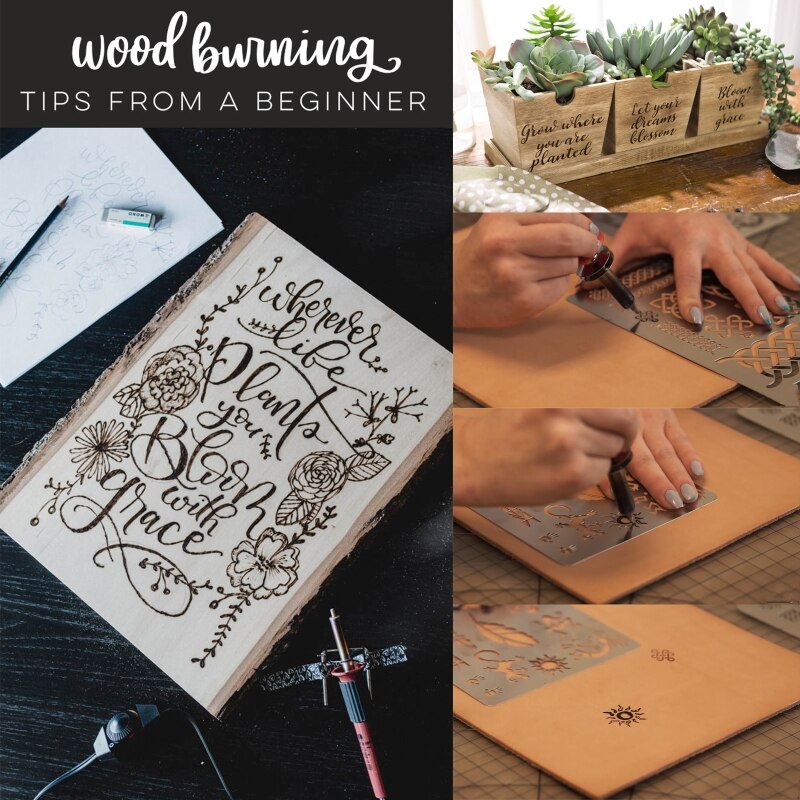 95AA Metal Journal Stencils Letter Number Stainless Steel Stencil Templates Tool for Painting Wood Burning Carving Pyrography