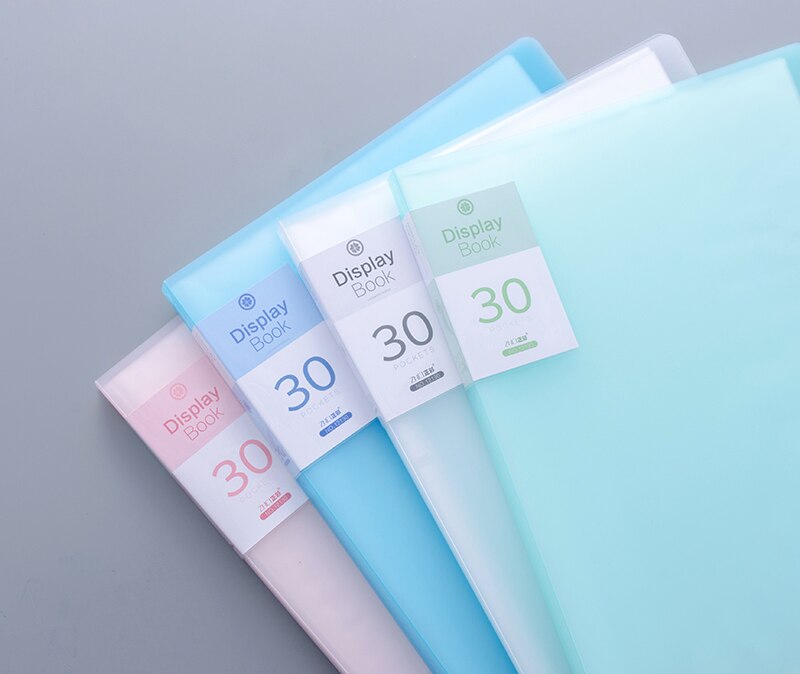 Displaybook Transparent Information Book Insert Folder Multi-layer Folder Student Folder Music Score Folder File Organizer