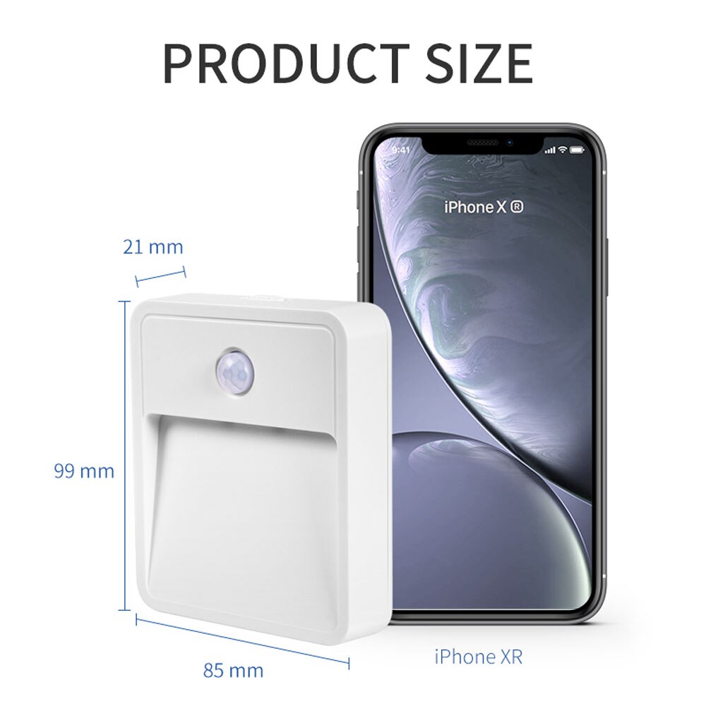 Baseus LED Indoor Light Wall Lamp PIR Motion Sensor Human Induction Entrance & Aisle Sconce Night Light For Stairs Home Bedroom