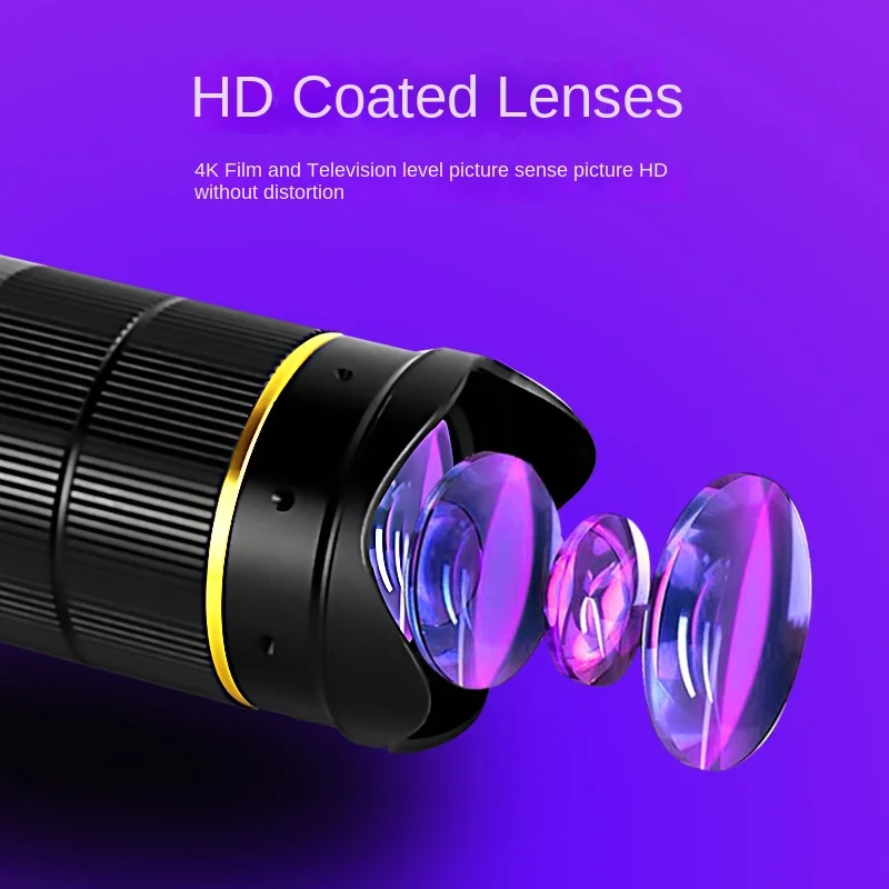Lente con Zoom para teléfono móvil 4K 22/32 × lente telescópica teleobjetivo para fotografía y vídeo de alta definición