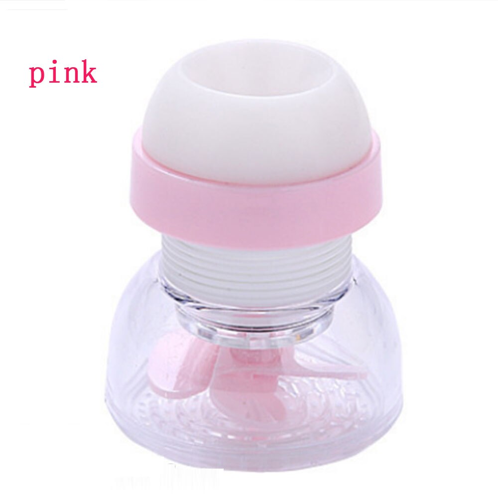 Cocina f Multi-funcional telescópico a prueba de salpicaduras grifo de ducha boquilla de ahorro de agua: pink