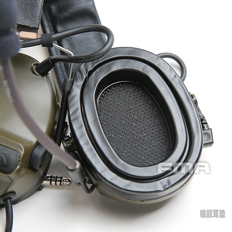 For COMTAC Peltor Headsets Earpiece Mat Soft Gel Ear Cushions Silicone Pad