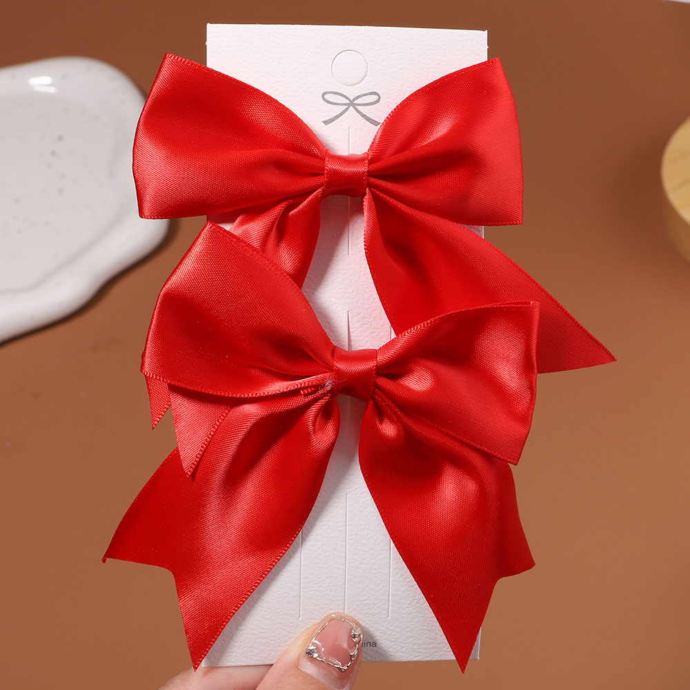 2/3 Uds. Precioso lazo de cinta de Color sólido, pinza para el pelo para niños y niñas, pasadores de horquillas, sombreros hechos a mano para bebés, accesorios para el cabello para niños: Azul