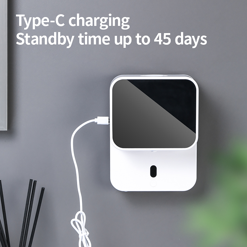 Automatic Washing Machine Foam Antibacterial Smart Sensor Soap Dispenser Hand Sanitizer Home Wall Hanging With LED Display