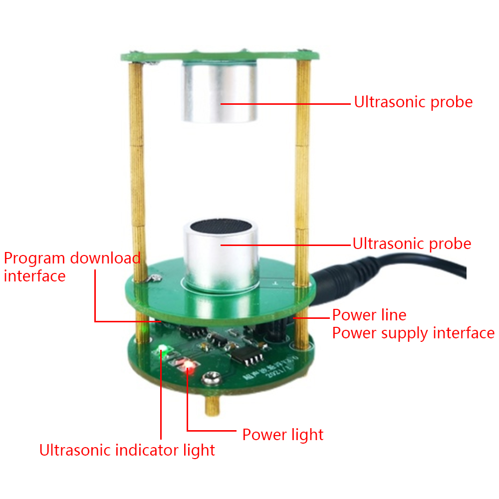 kit elettronici fai da te sospensione ad ultrasuoni controllore a onda in piedi pratica di saldatura fai da te sospensione acustica apprendimento scientifico