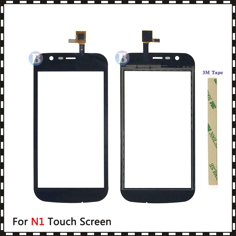 4.5 "Voor Nokia 1 N1 Touch Screen Digitizer Sensor Outer Glas Lens Panel Black