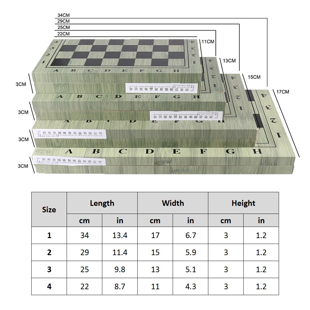 International Chess Set Portable Wooden Chessboard Chess Game For Travel Party Family Activities Magnetic Chess Set playing