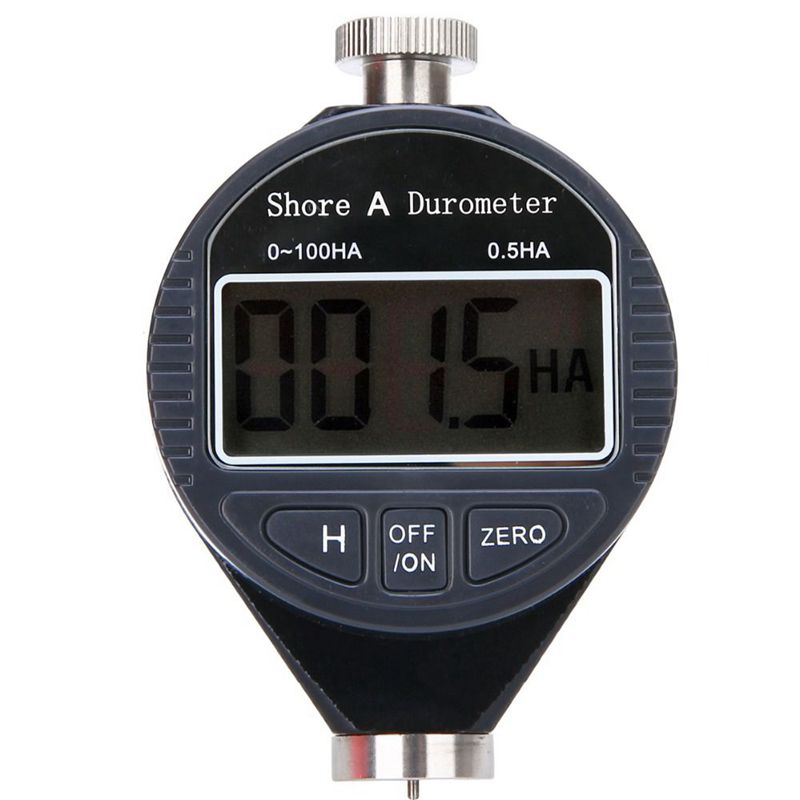 medidor Digital de dureza durómetro 0-100HA Shore A LCD para cuero de caucho plástico cera multigrasa 1 ud.