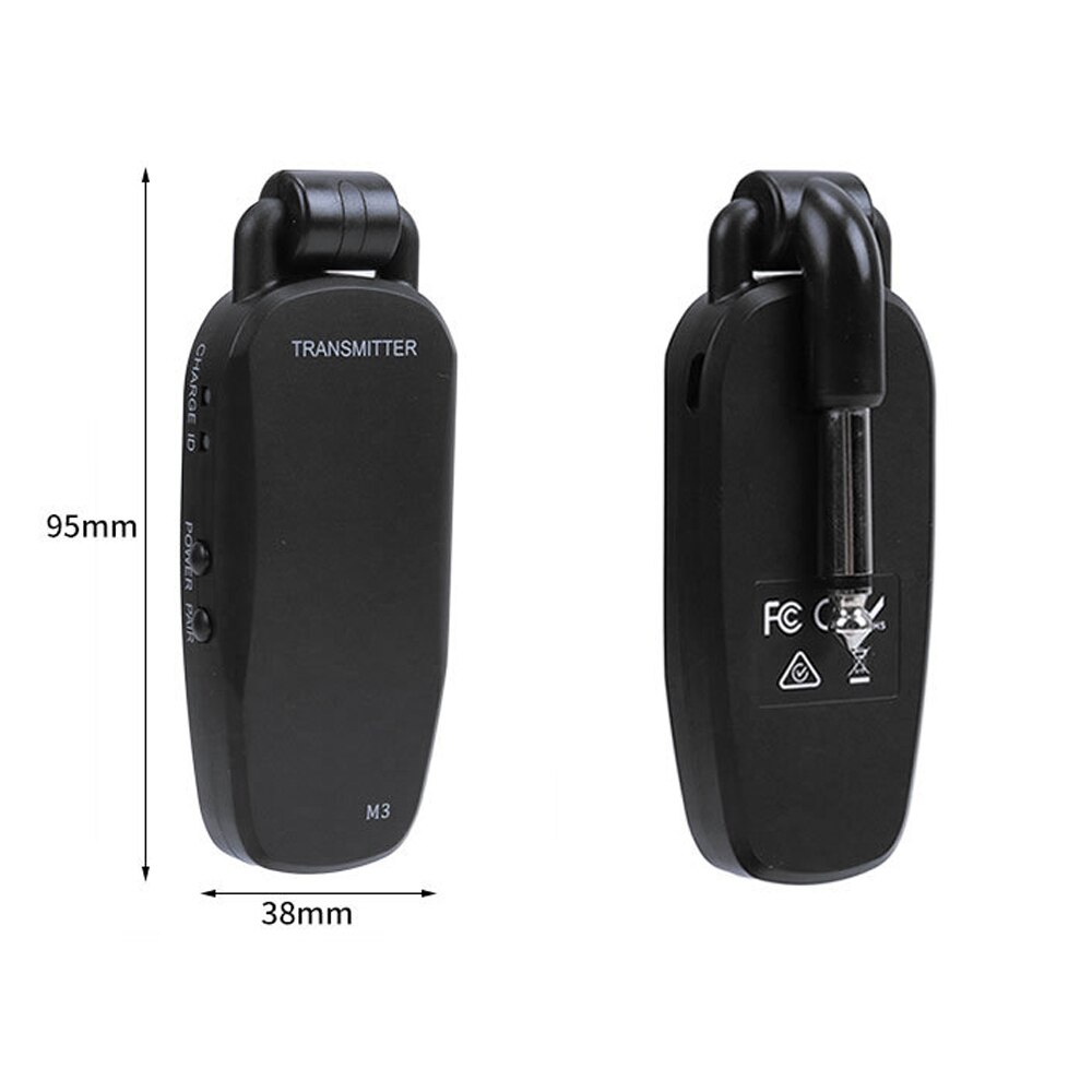 Guitar Wireless System Wireless Guitar Transmitter Receiver System Rechargeable Transmitter Guitar Accessories Part
