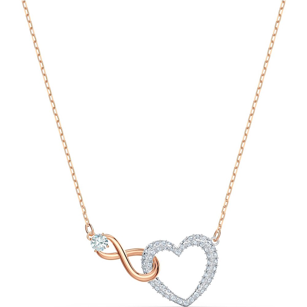 2020 di modo di Nuovo Oro Rosa INFINITY CUORE, A forma di Y Signore Della Collana Originale Gioielli Donna per Dare Fidanzata Di Compleanno Best Regalo