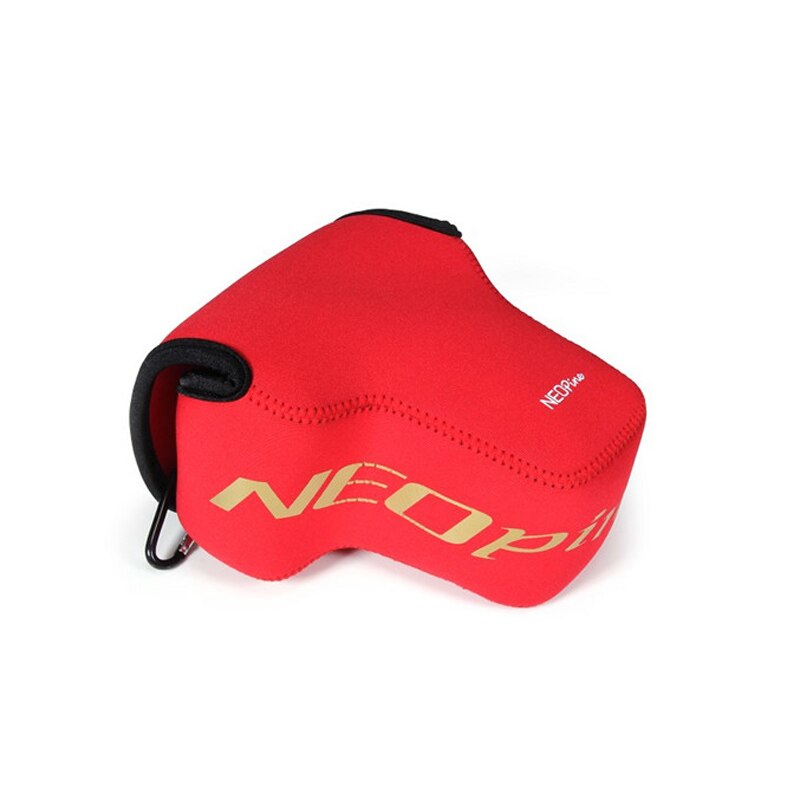 Sac d'appareil photo Portable pour Sony DSC-RX10M3 RX10III RX10IV RX10M4 RX10 III M3 M4 étui souple intérieur ceinture housse de protection pochette: Rouge