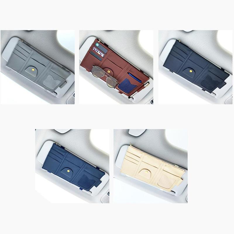 Universal Car Auto Visor Organizer Holder Case for Card Glasses Car Accessories Sun Visor Multifunctional Storag Bag