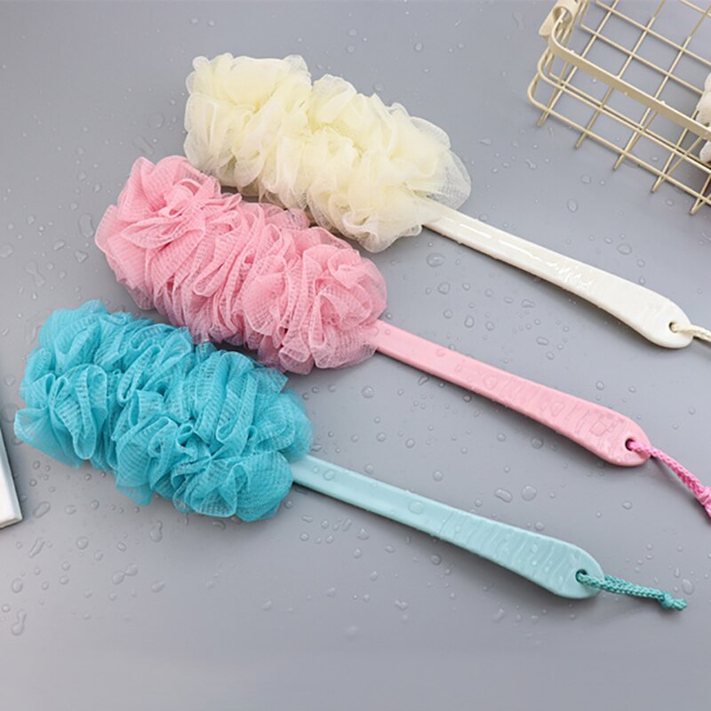 Large Long Handle Bath Brush Shower Bath Rub Bath Bath Artifact Soft back brush shower