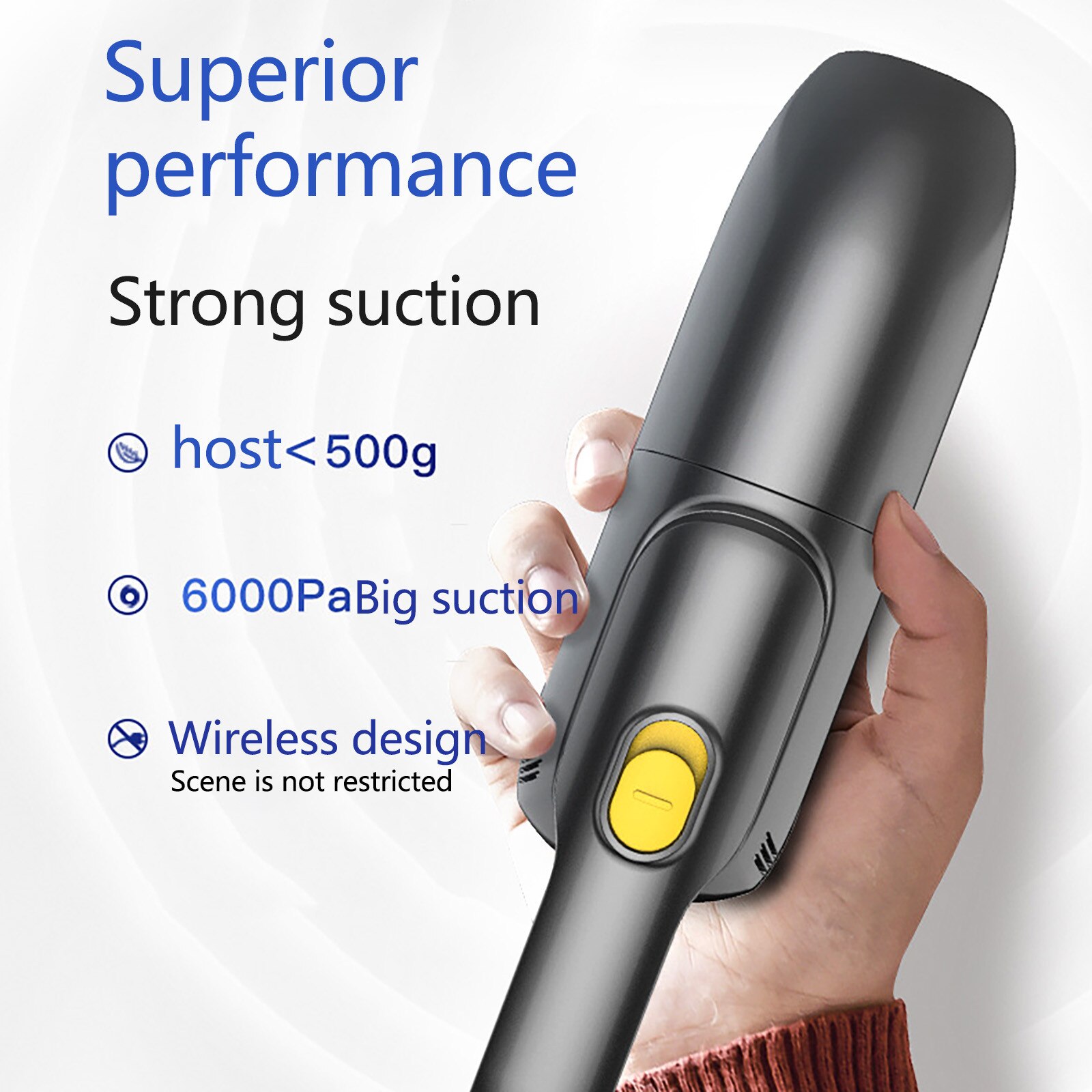 Auto Mini Vacuum Cleaner Handheld Small Portable Car Vacuum Cleaner Vaccum Cleaner Dust-car Hoover Cordless Auto-interior Small