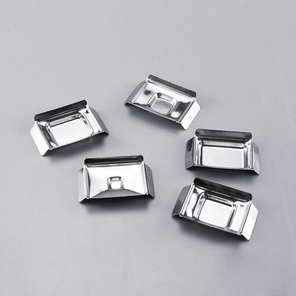 10pcs Stainless Steel Embedding Box Bottom Mold for Paraffin Section/Organization/Sample Reusable Embedding Frame Mould