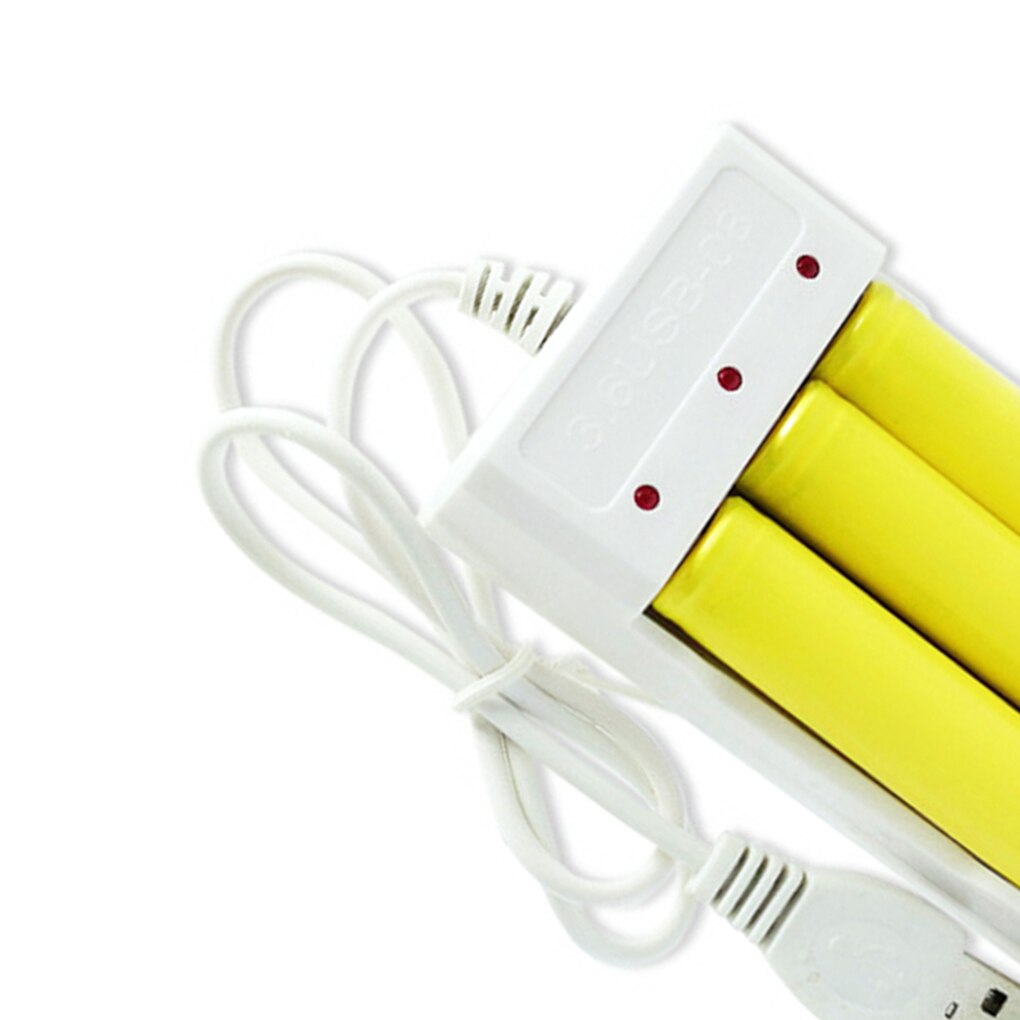 Usb Aa Aaa Battery Charger Intelligent 3 Slots Rechargeable Fast Smart Charging Base