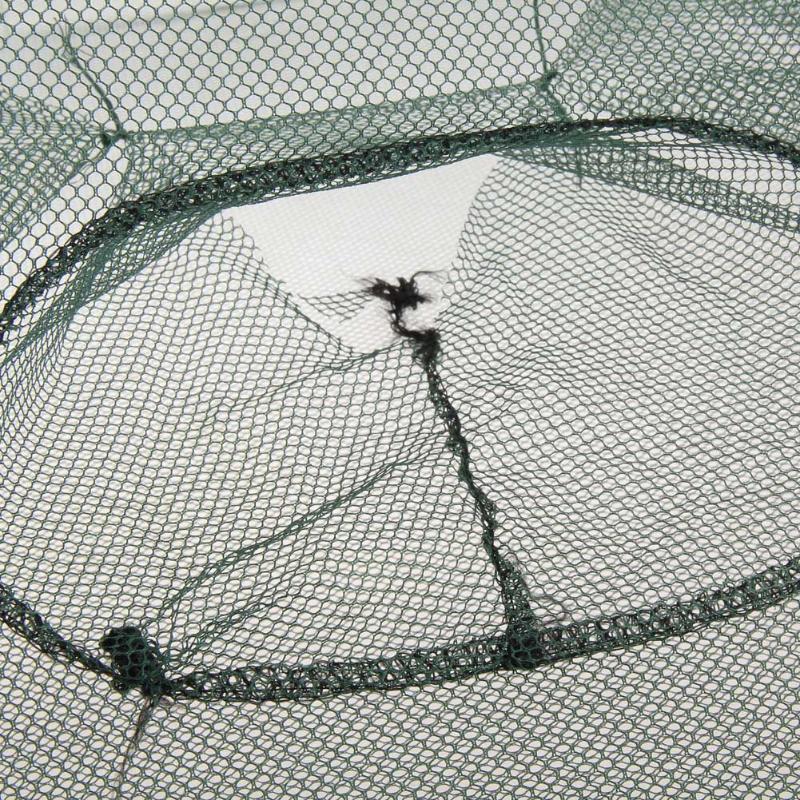 6 Holes Fishing Net Folding Hexagon Fish Network Casting Nets Crayfish Shrimp Catcher Tank Trap China Cages Mesh Cheap