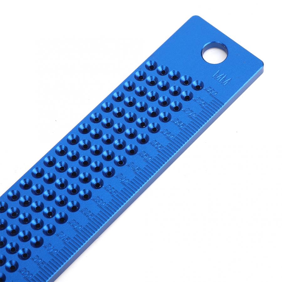 T-300/T-400 Hole Ruler Aluminum Alloy T Type Square Gauge Adjustable Angle Woodworking Scriber Marking Ruler Line Scribing Tool
