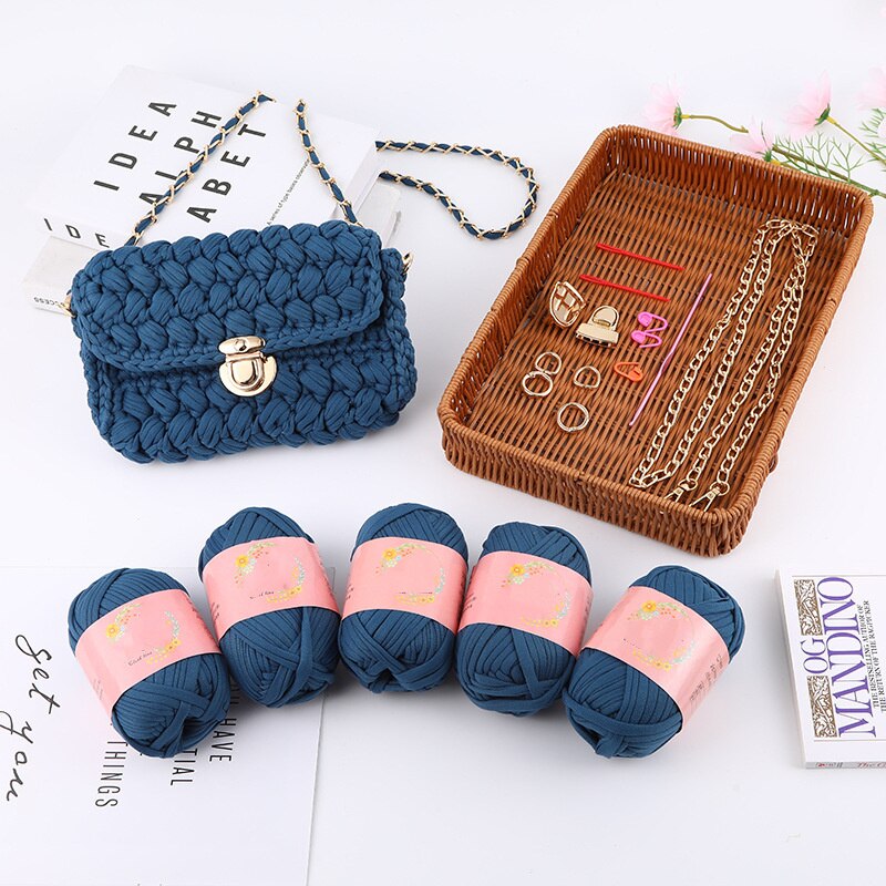 DIY Material Package Handwoven Handmade Crochet Shoulder Messenger Bag Best for Girlfriend: A3