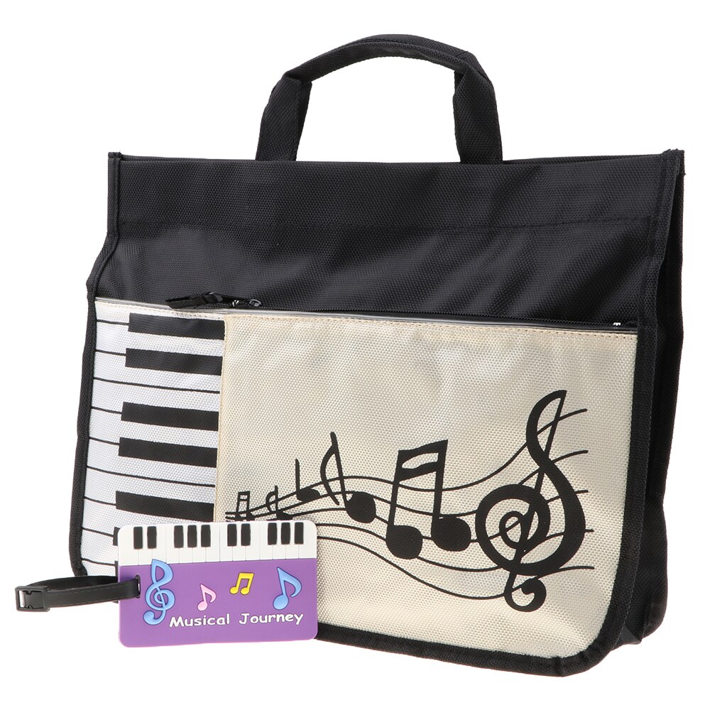 Musical Instrument Klavier Tastatur Handtasche Schulter Tasche Rucksack für