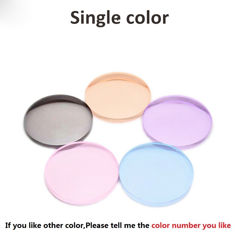 MR-8 Super Tough 1.56 1.61 1.67 Tinted Gradient Lens Dyeing Color Optical Lenses Prescription Sunglasses Myopia Sun Glasses Dye: Brown / 1.56