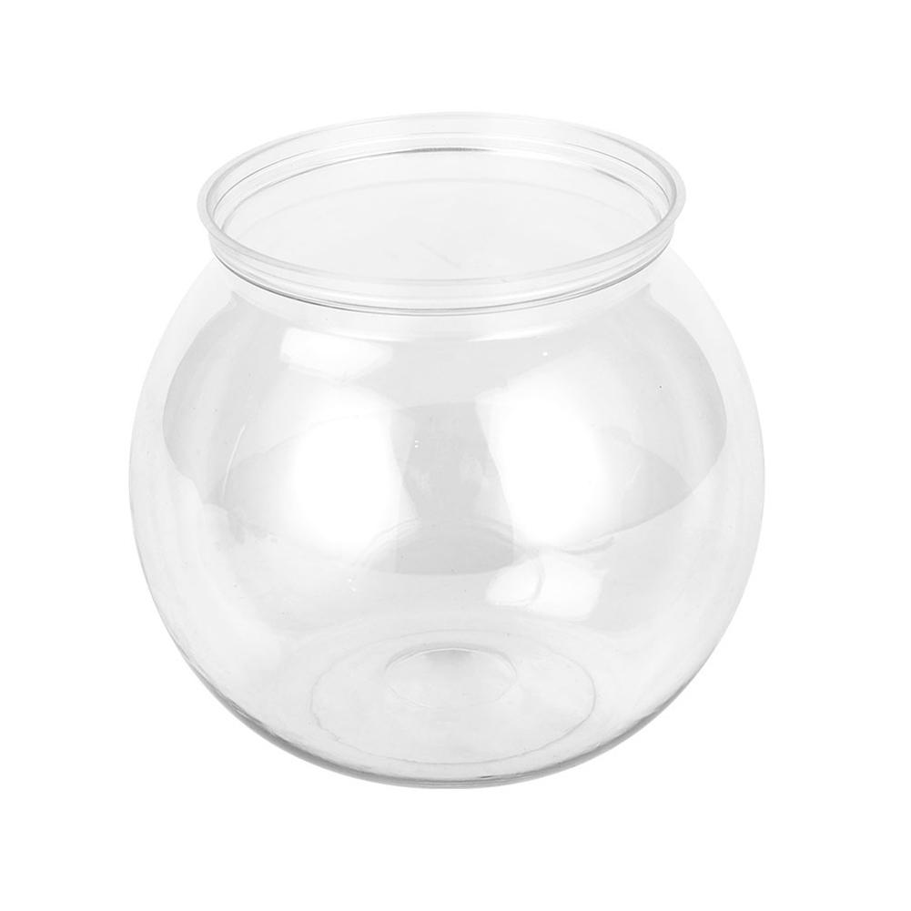 Leuke Transparante Ronde Vissenkom Bal-Vormige Anti-Fall Onbreekbaar Aquarium Voor Bruiloften Woonkamer Desktop Woondecoratie: M size 18cm