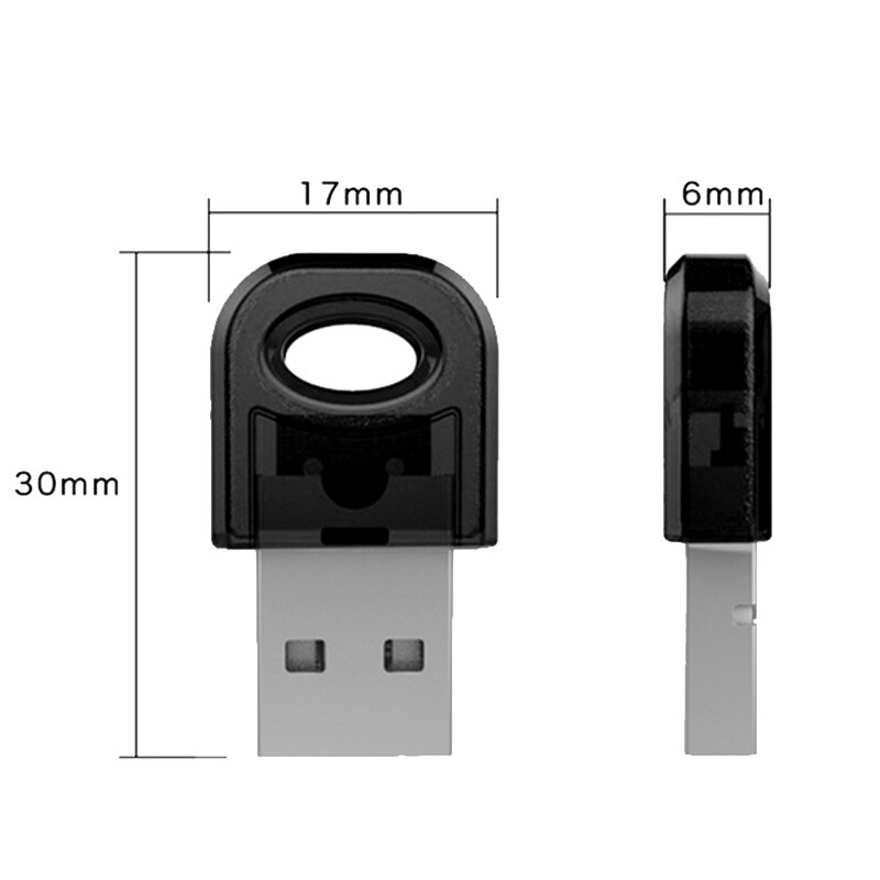 AAAJ-2Pcs Wireless USB Bluetooth Adapter für Computer Bluetooth Dongle Bluetooth PC Adapter Bluetooth Empfänger Sender