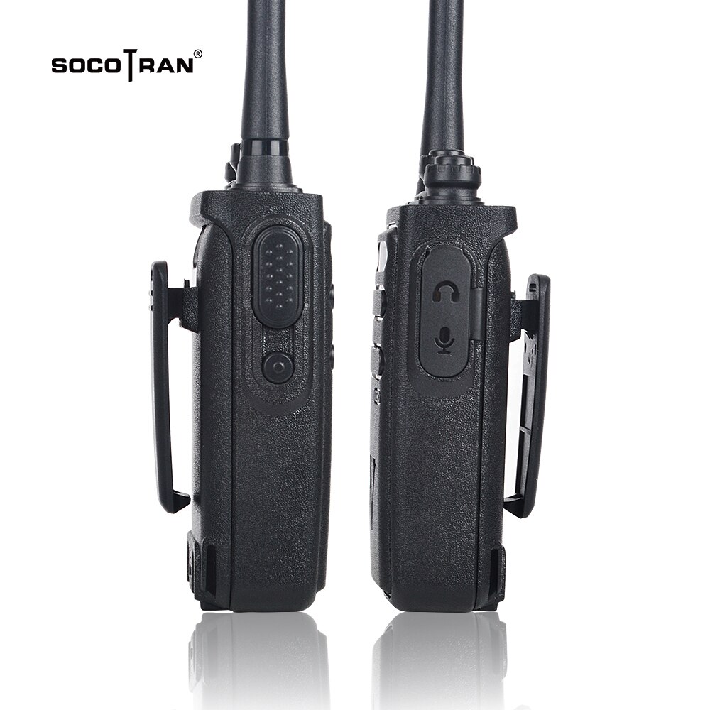 2 teile/los Socotran WH-118 Walkie Talkie UHF Zwei weg Radio Bahnhof UHF 400-470MHz 16CH Tragbare Transceiver mit hörer