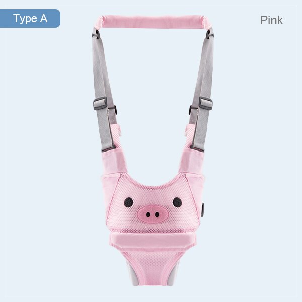 Baby Reins for Children Toddler Harness Assistant Backpack Kids Walking Learning Belt Stand Up Leashes Strap Wings 10-36 Months: Type A Pink