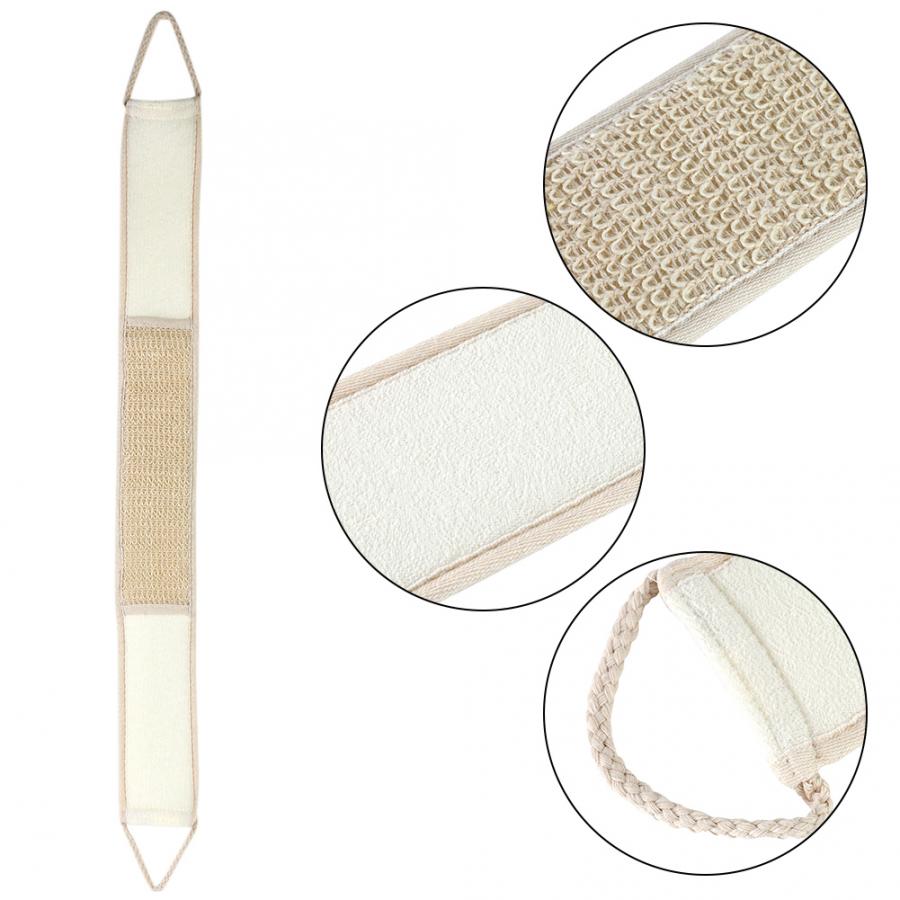 Strandlaken Body Exfoliërende Katoen Linnen Handdoek Douche Terug Schrobben Baden Tool Badhanddoeken Voor Volwassenen