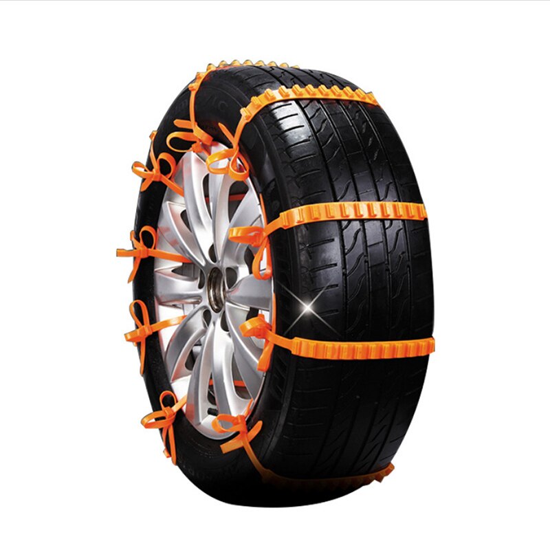 Chaînes à Neige Universelles 10 Pièces | Pneus 185-225mm | Antidérapant Neige Et Boue | TPU + Acier