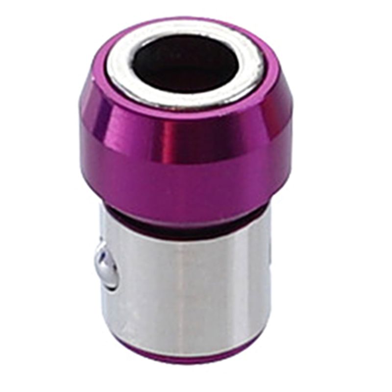 Screwdriver Magnetic Ring 7mm Metal Card Bead Strong Magnetizer Screw for Electric Phillips Screwdriver Bits: Purple 