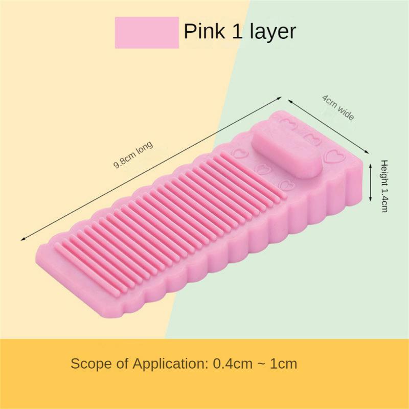 Safety Silicone Door Stop Stoppers Block Wedge Doorstops Door Stopper Home Office Door Rear Retainer Anti-collision Stop: Red