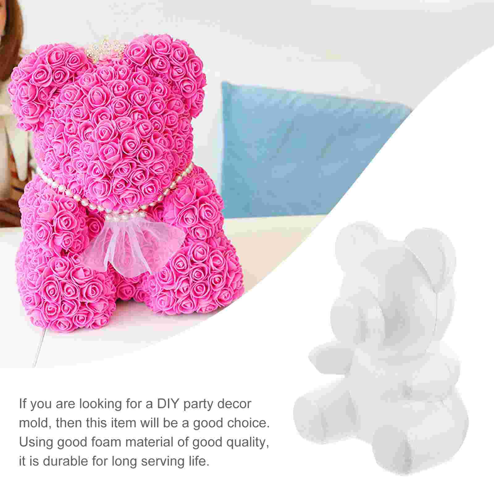 Styropor Bären Bär bilden für DIY Rose Bär oder Hochzeit Party Dekor Verwenden