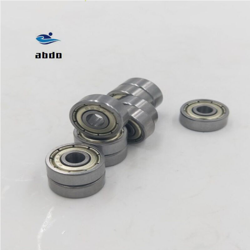 5 stk abec -5 mr117zz mr117z mr117 zz 7*11*3 mm rustfritt stål miniatyrtynnvegg dypsporkulelager
