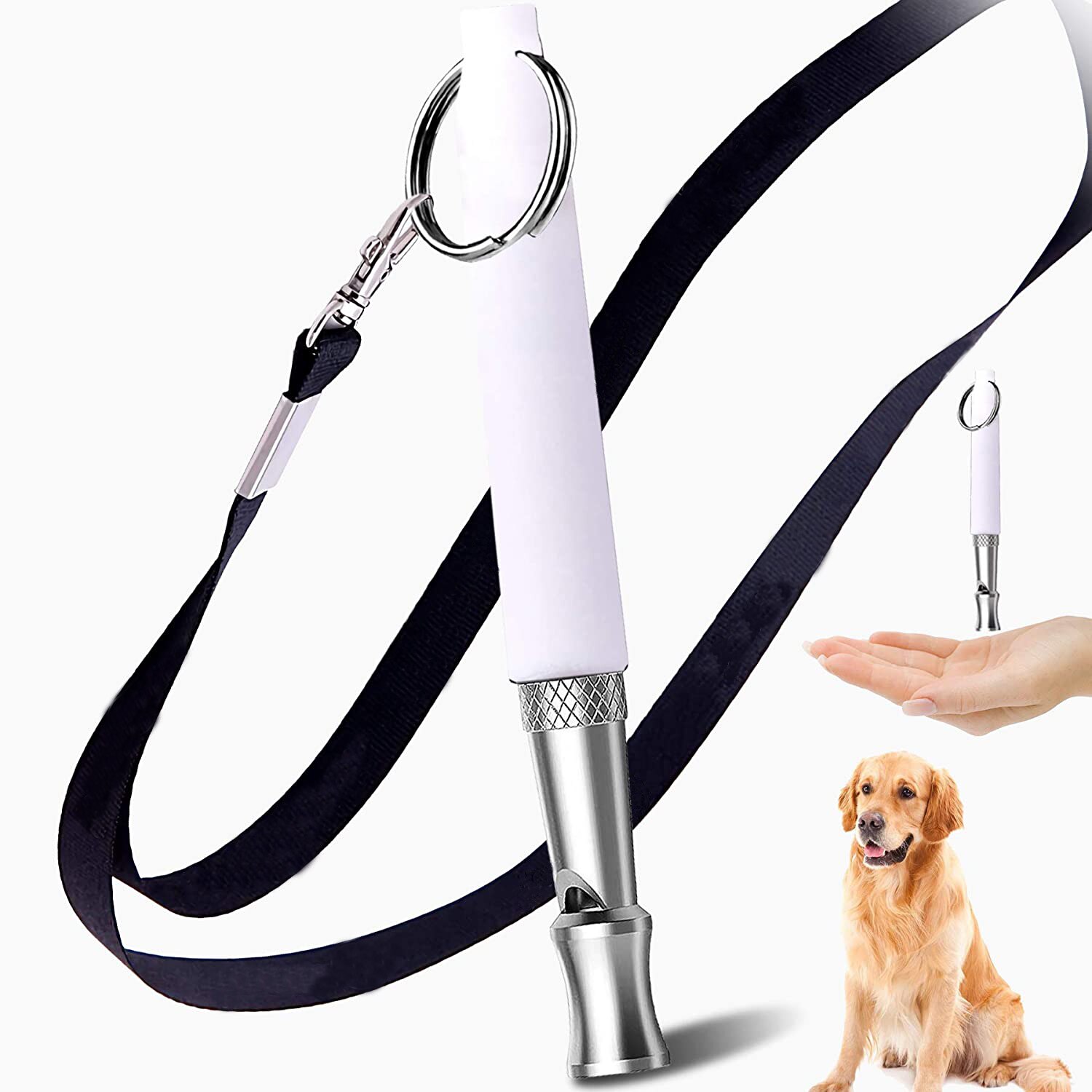 Hond Fluitje Verstelbare Training Fluitje Met Touw Stop Barking Recall Training-Professionele Honden Training Fluitjes Voor Honden