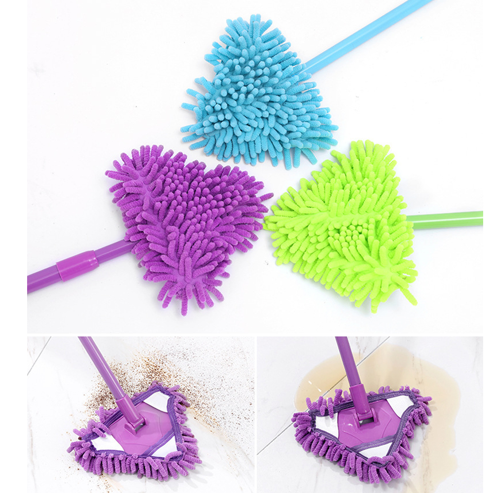 Mini fregona plana para limpieza de suelo de baño, herramienta de fregona perezosa para pared, cepillo de limpieza del hogar
