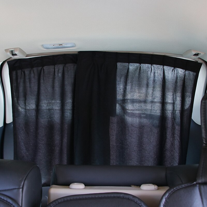 General Rear Window Sunshade Rail Car Sun Block Car Rear Block: Black B