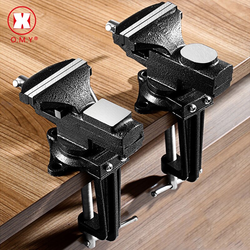 Heavy Table Vise High Carbon Steel Bench Vice 360 Deg Universal Vise Desktop Vise Repair Woodwork Jewelry Making Hand Tool