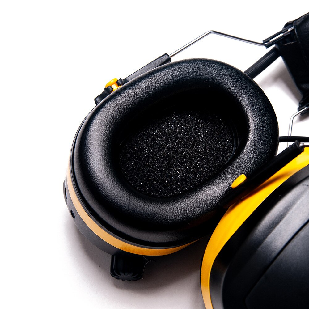 Electronic Hearing Protector Earmuff ABS+sponge NRR 22dB Ear Protector LCD Display AM FM Radio Earmuff For Factory