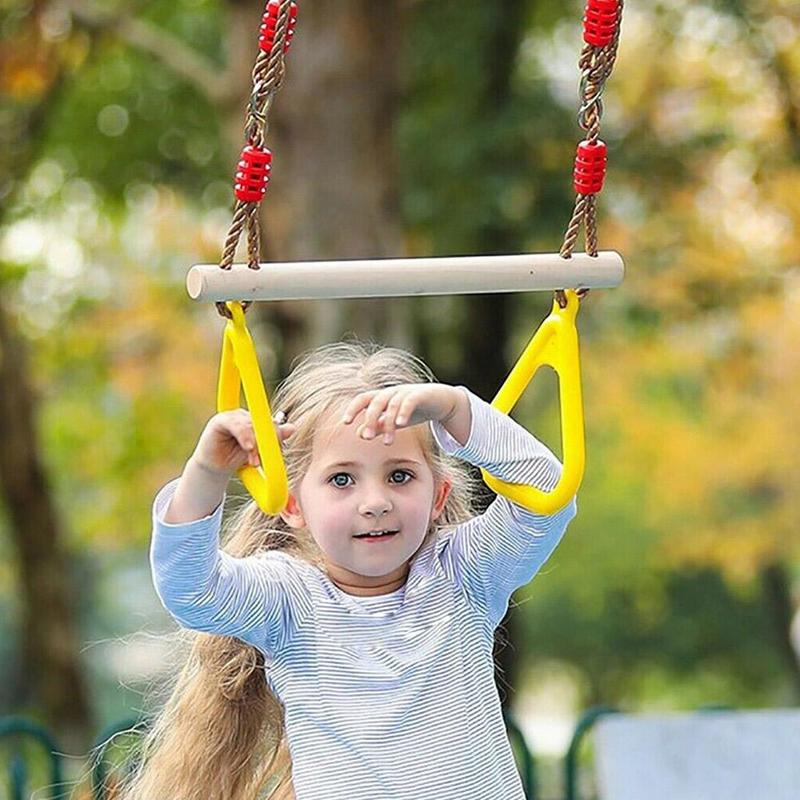 Columpio para niños, cuerdas ajustables para asiento de árbol, cuerda resistente, Columpio de juego, 2M
