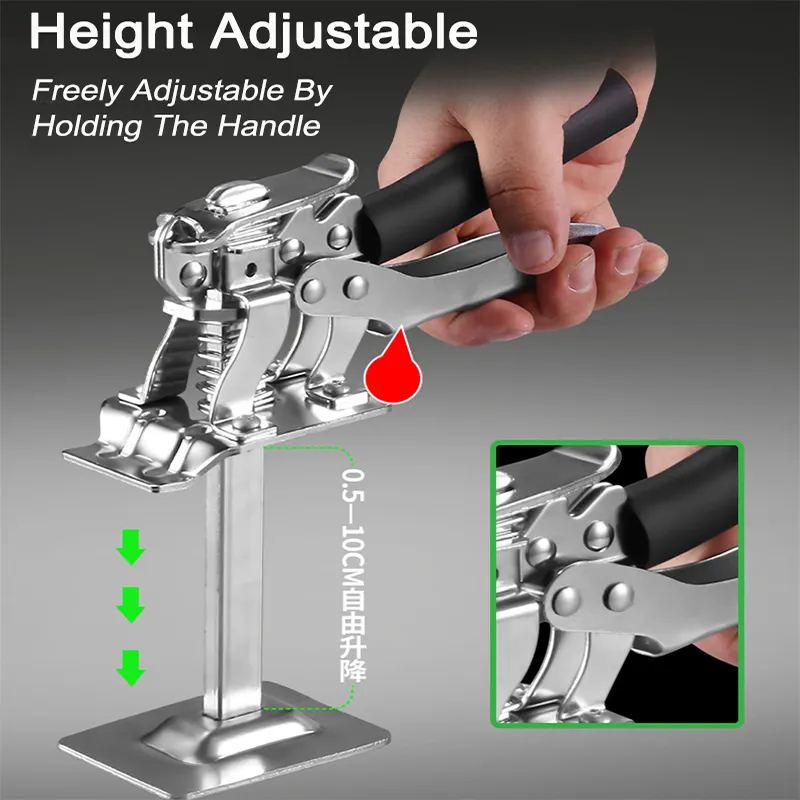 Hefgereedschap Arbeidsbesparende arm Jack Deurpaneel Gipsplaten Hefkast Bord Lifter Tegelhoogteverstelling Liftgereedschap Hoogte re